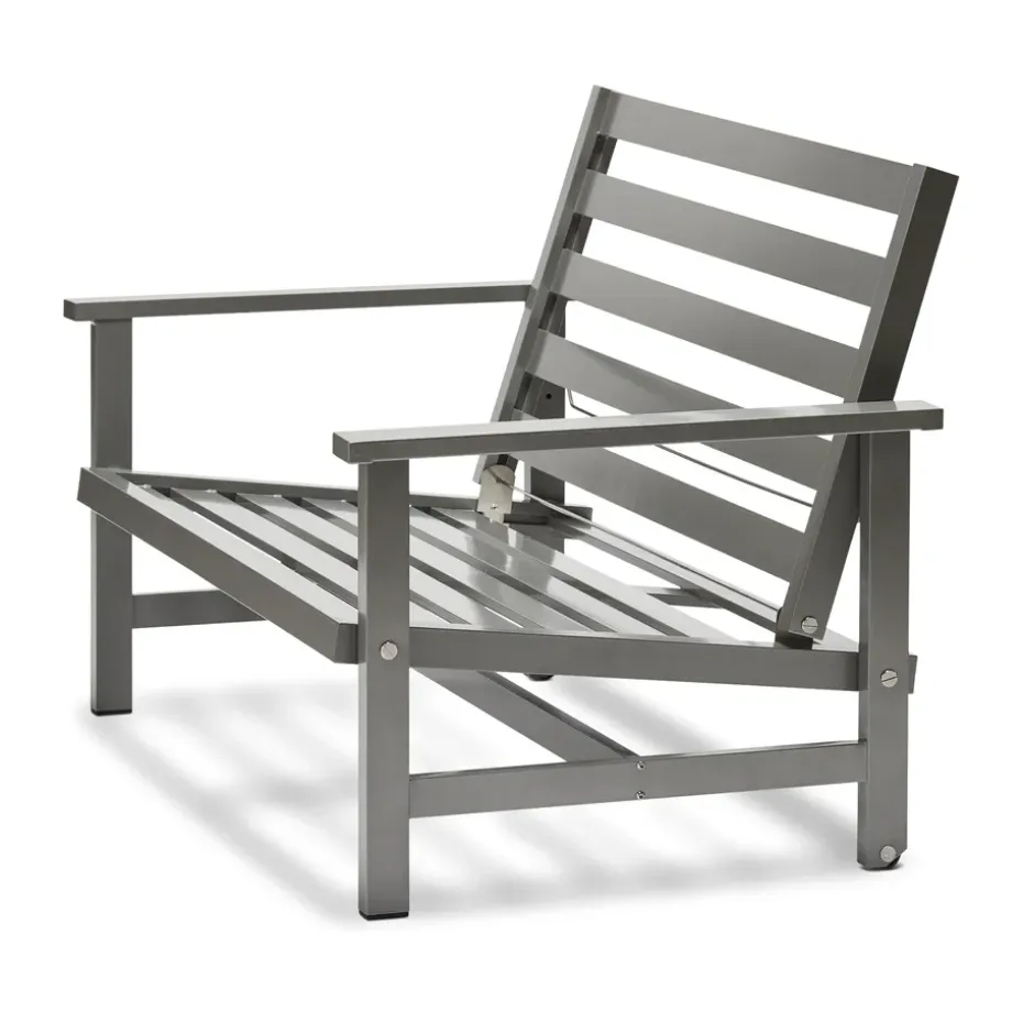 Sofá 08, Gris, 2 plazas