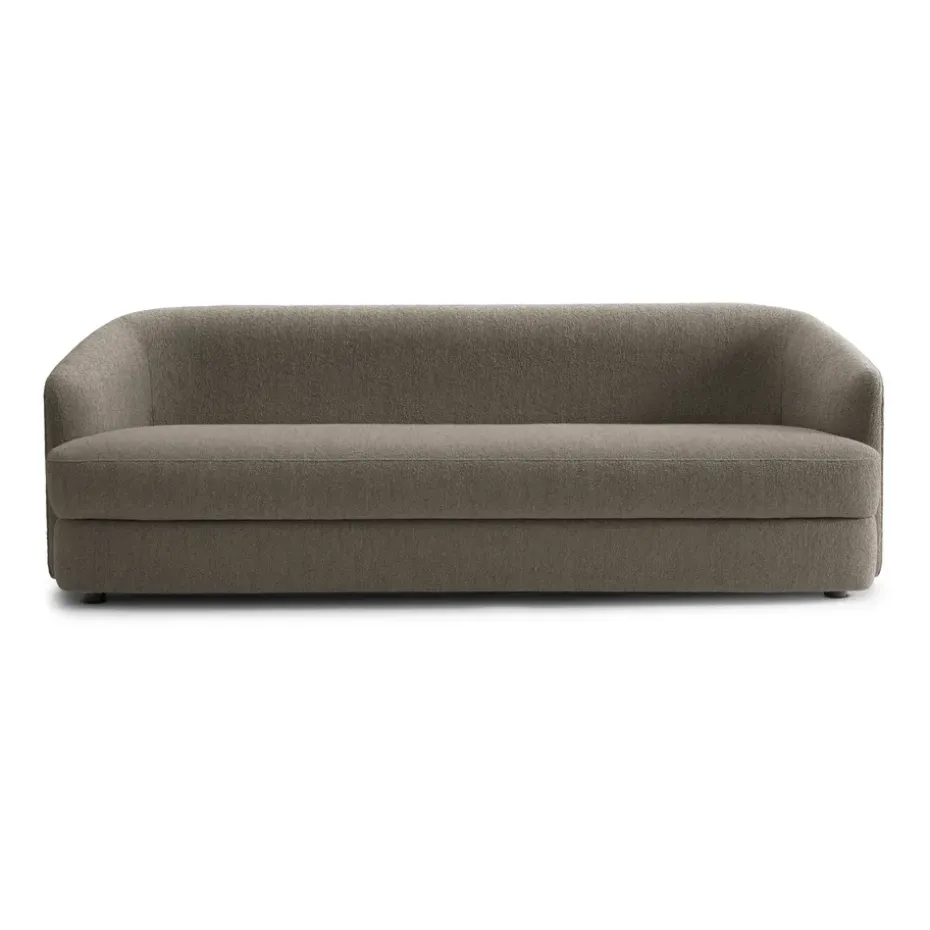 Sofá 3 plazas Covent, Topo oscuro