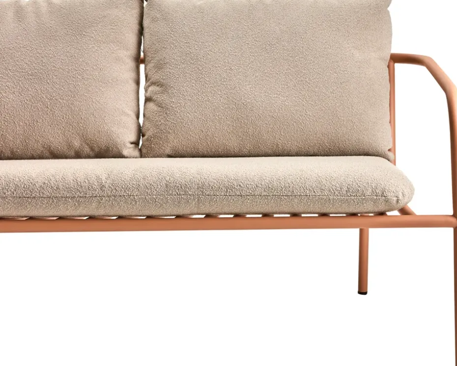 Sofá Bendt, Teddy beige-peach