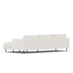 Sofá Bredhult, Jump Off White 1954-acero negro, 2,5 plazas C1