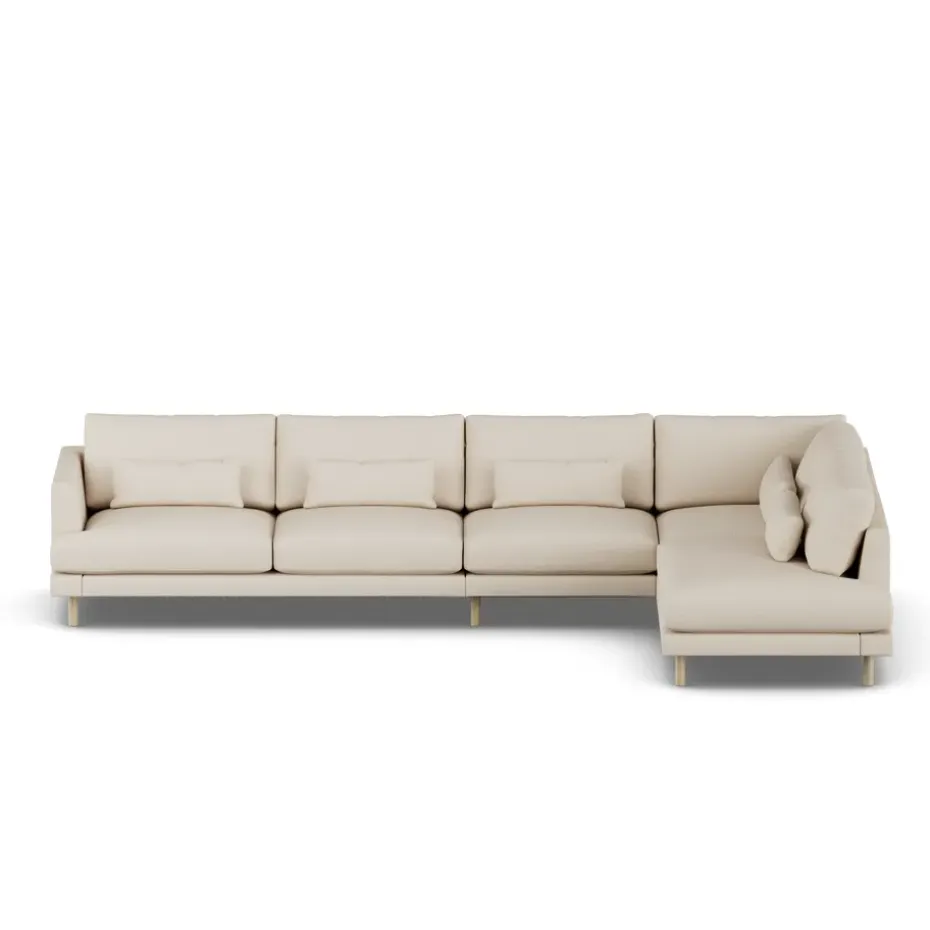 Sofá Bredhult, Same Beige 6670-roble blanco aceitado, 4 plazas B1