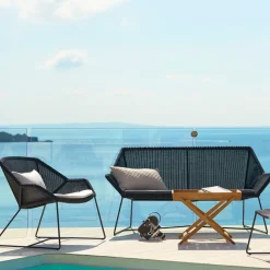 Sofá Breeze 2 plazas weave, Black