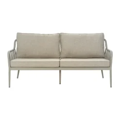 Sofá Coleville, Khaki-burlap beige, 3 plazas