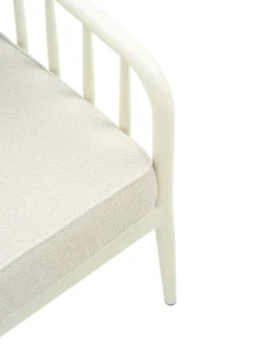 Sofá Coleville, Pearl white-dot beige, 3 plazas