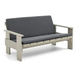 Sofá Crate Lounge de pino lacado, Niebla de Londres