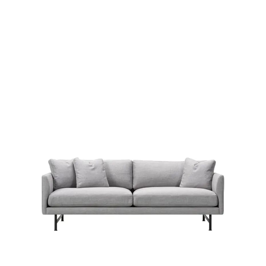 Sofá de 2 plazas Calmo 5622, Sunniva 242 - acero negro