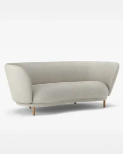 Sofá de 2 plazas Dandy, Roble-Sacho Safire 007