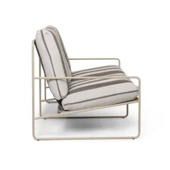 Sofá de 2 plazas Desert, Cash stripe-chocolate