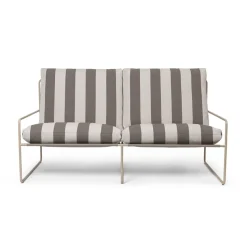 Sofá de 2 plazas Desert, Cash stripe-chocolate