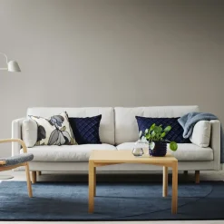 Sofá de 3 plazas Haga, Sevilla Cognac 4003-roble claro