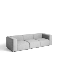 Sofá de 3 plazas Mags, tejido Hallingdal 130 light grey