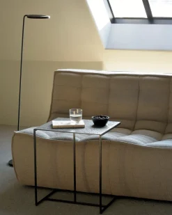 Sofá de 2 plazas N701, Tela beige