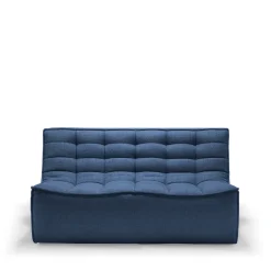 Sofá de 2 plazas N701, Tela blue