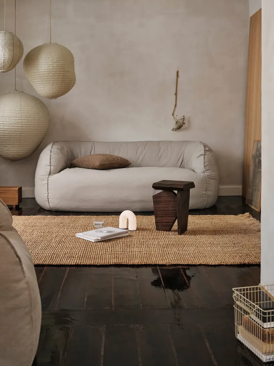 Sofá de 2 plazas Nesten, Natural