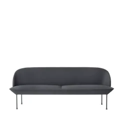 Sofá de 3 plazas Oslo, Steelcut 180-Dark grey