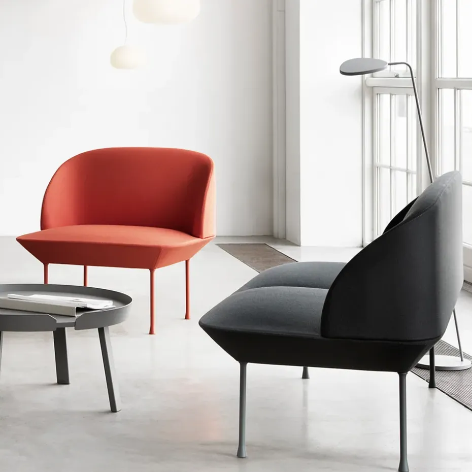 Sofá de 2 plazas Oslo, Steelcut 160-light grey