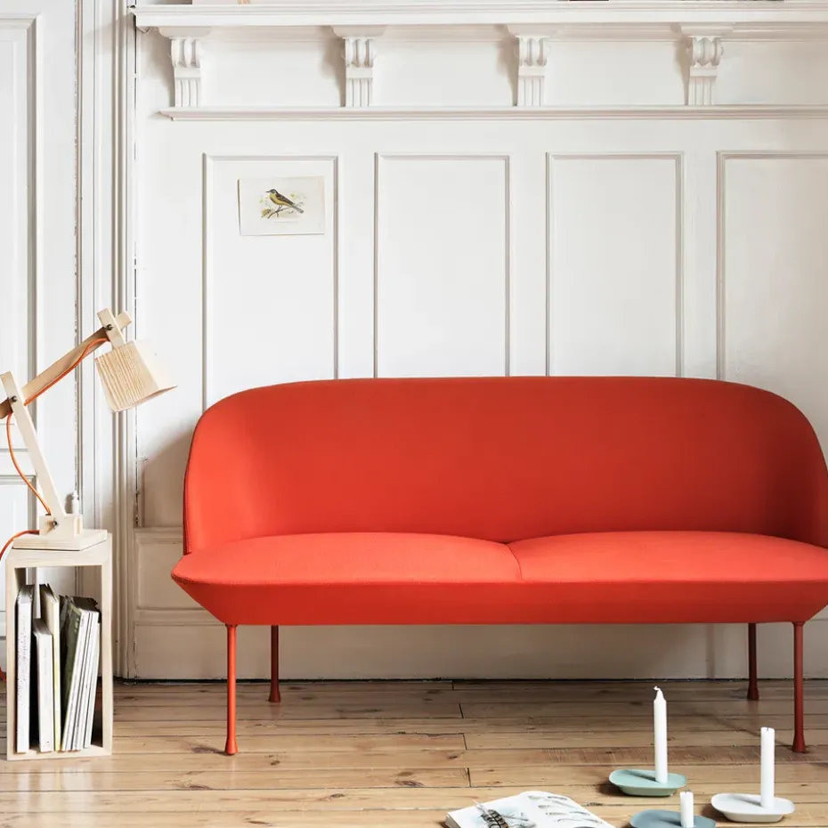 Sofá de 2 plazas Oslo, Steelcut 160-light grey