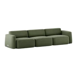 Sofá de 3 plazas Patch, Linara 100 Tarragon