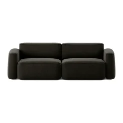 Sofá de 2,5 plazas Patch, Linara 90 Espresso