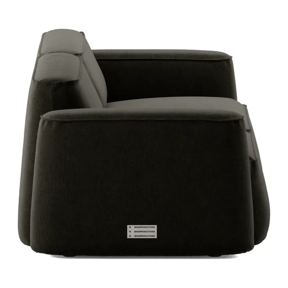 Sofá de 2,5 plazas Patch, Linara 90 Espresso