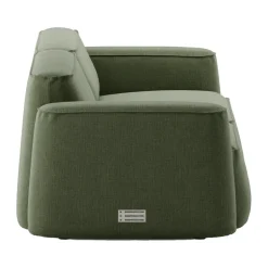 Sofá de 2,5 plazas Patch, Linara 100 Tarragon