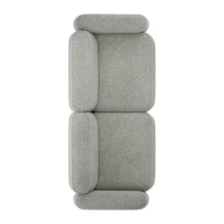 Sofá de 2,5 plazas Patch, Spiral 23 Monochrome