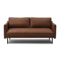 Sofá de 2 plazas Rar, Omaha leather cognac
