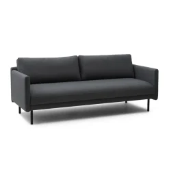 Sofá de 3 plazas Rar, Re-Born dark grey