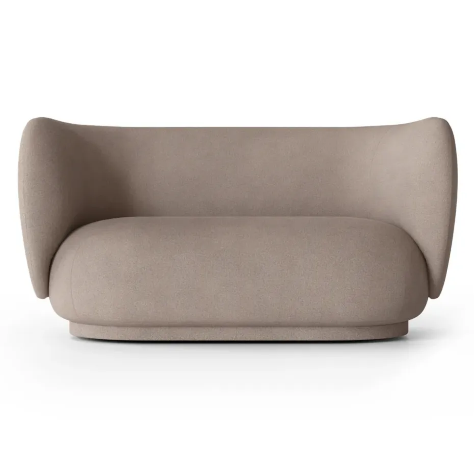 Sofá de 2 plazas Rico, Brushed warm grey