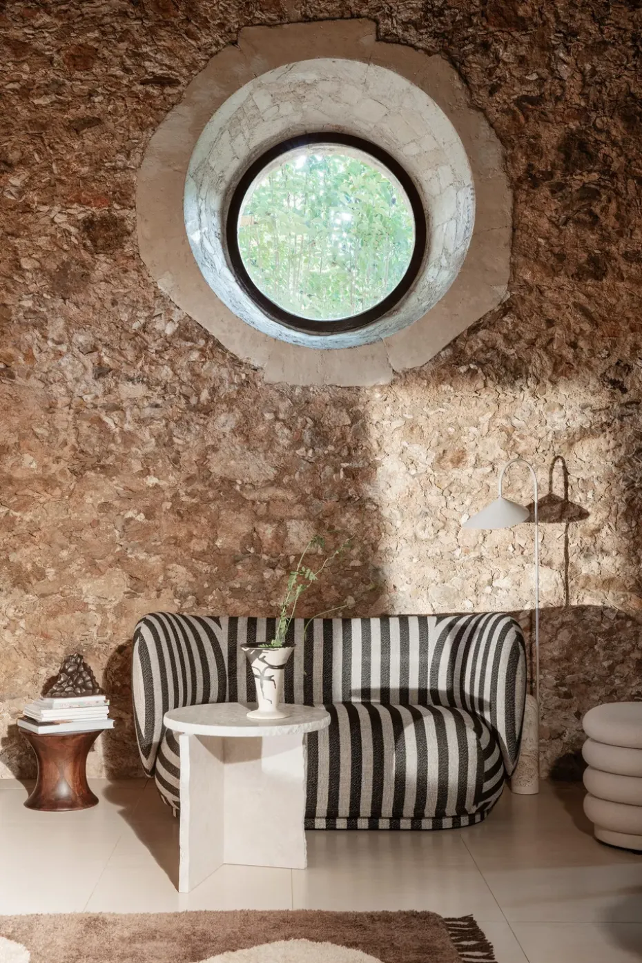 Sofá de 2 plazas Rico, Louisiana sand black