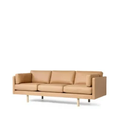 Sofá EJ220 2033 de 3 plazas, Cuero vegeta 90-roble