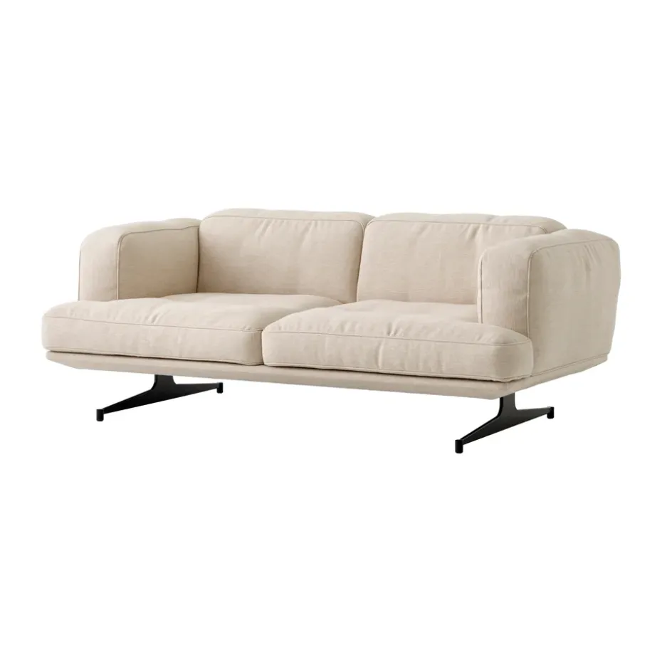 Sofá Inland AV22 2 plazas, Clay 0011-warm black