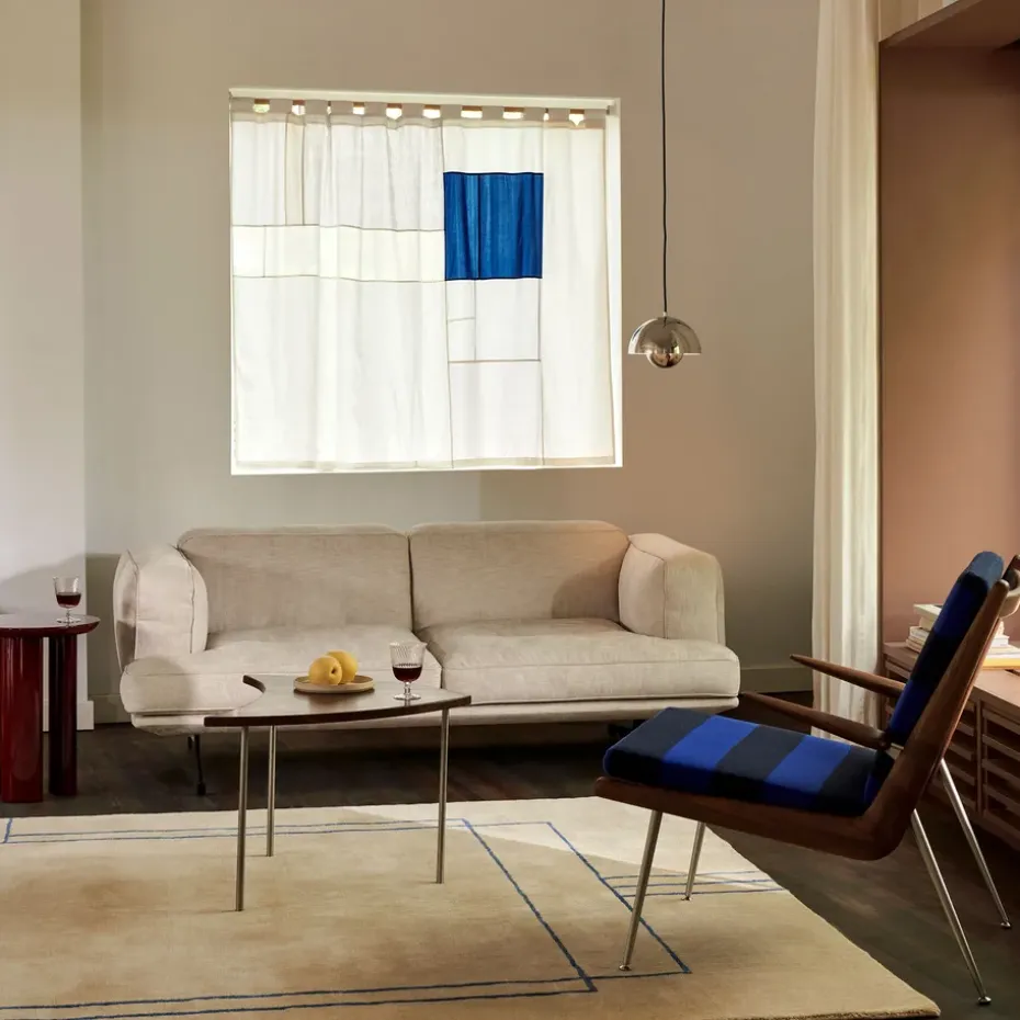 Sofá Inland AV22 2 plazas, Clay 0011-warm black