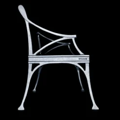 Sofá Lessebo, Verde, soporte de aluminio en bruto