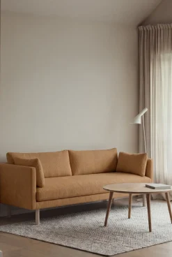 Sofá Linnevik, Jump Honey 1959-roble blanco aceitado, 3 plazas