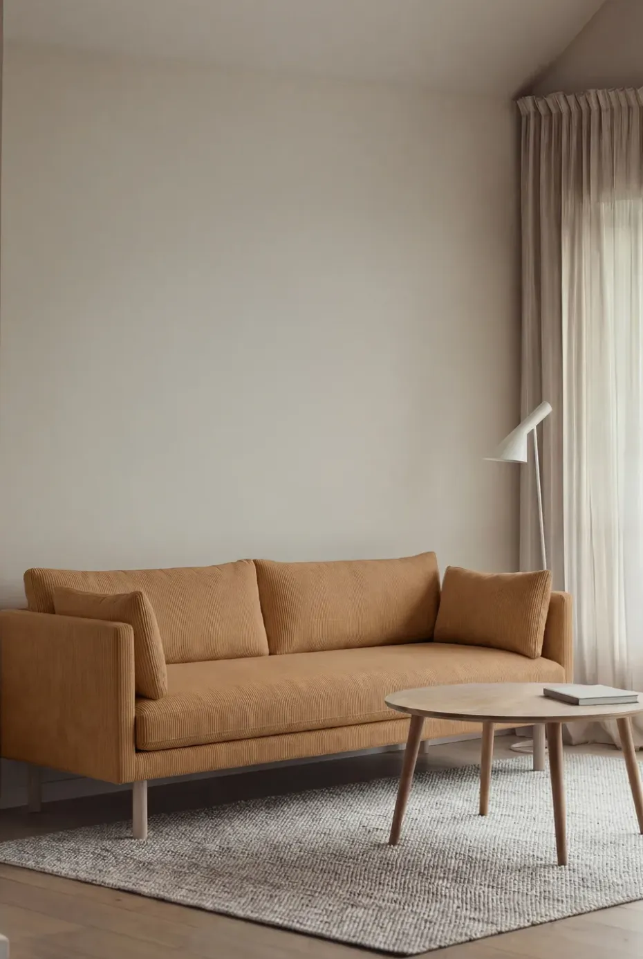 Sofá Linnevik, Jump Honey 1959-roble blanco aceitado, 3 plazas