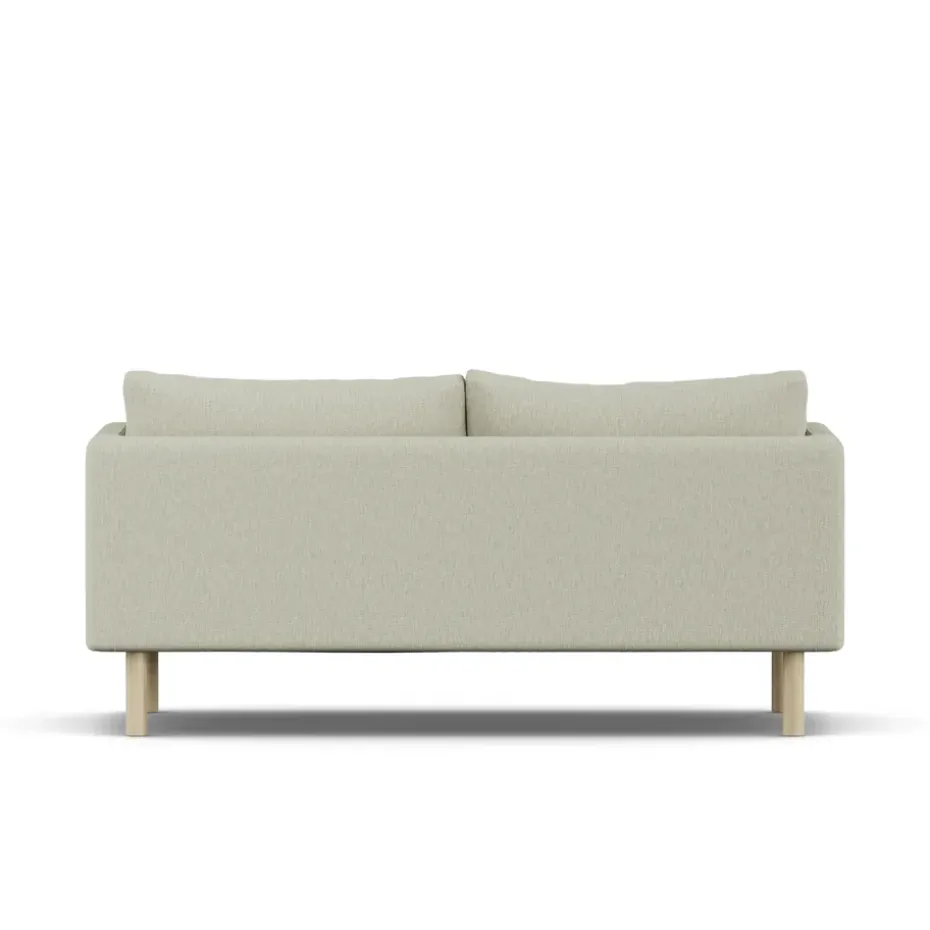 Sofá Linnevik, Luiza Beige 3981-roble blanco aceitado, 2 plazas