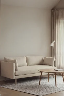 Sofá Linnevik, Oslo Nature 1540-roble blanco aceitado, 2 plazas