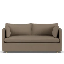 Sofá Linnevik, Same Mole 6674-roble blanco aceitado, 2 plazas, con faldón