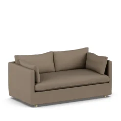 Sofá Linnevik, Same Mole 6674-roble blanco aceitado, 2 plazas, con faldón