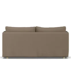 Sofá Linnevik, Same Mole 6674-roble blanco aceitado, 2 plazas, con faldón