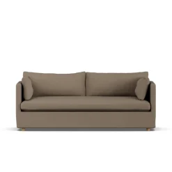 Sofá Linnevik, Same Mole 6674-roble blanco aceitado, 3 plazas, con faldón