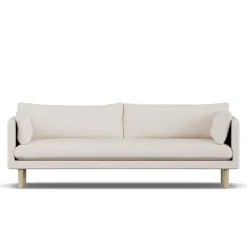 Sofá Linnevik, Same Off White 6671-roble blanco aceitado, 4 plazas