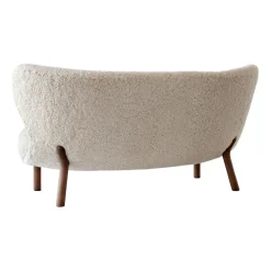 Sofá Little Petra VB2, Nogal tratado con aceite-Moonlight