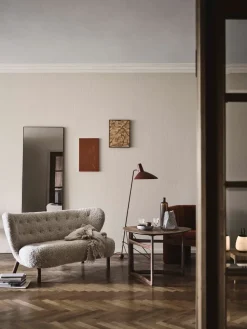 Sofá Little Petra VB2, Nogal tratado con aceite-Moonlight