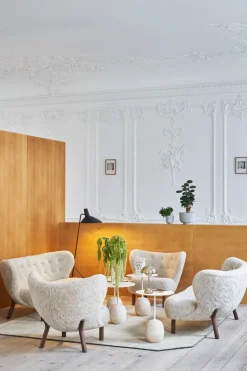 Sofá Little Petra VB2, Nogal tratado con aceite-Moonlight