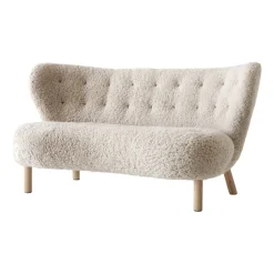 Sofá Little Petra VB2, Roble tratado con aceite blanco-Moonlight