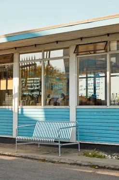 Sofá lounge Palissade, Hot galvanised