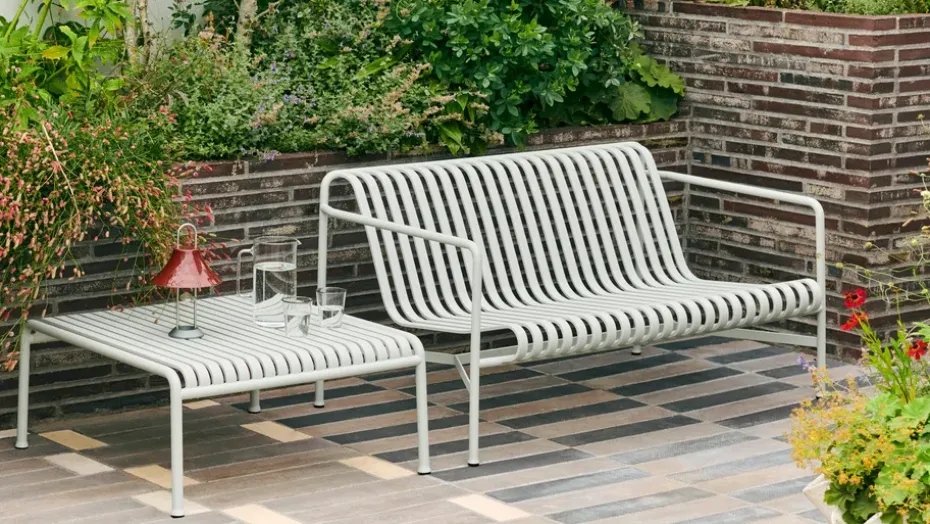 Sofá lounge Palissade, Sky grey