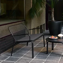 Sofá lounge Thorvald SC110, Warm black, 143 cm